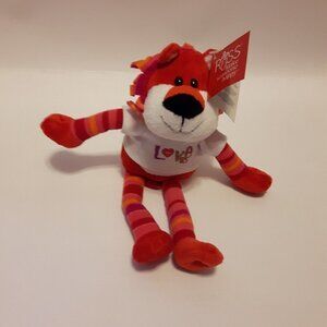 RUSS Lion Plush Valentines Day LOVE Plush NWT